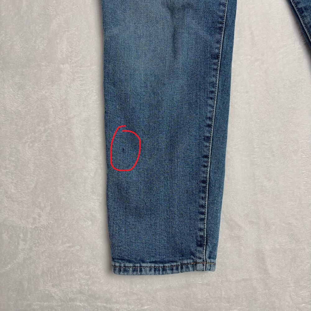 Old Navy High Rise Curvy O.G. Straight Jeans Women’s 8 Medium Wash Blue Normcore - Picture 9 of 9